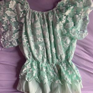 floral blouse